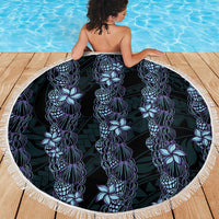 Purple Paradise Hawaii Shell Lei Beach Blanket Hawaiian Sunrise Shell Hebrew Cone Plumeria LT14 - Polynesian Pride