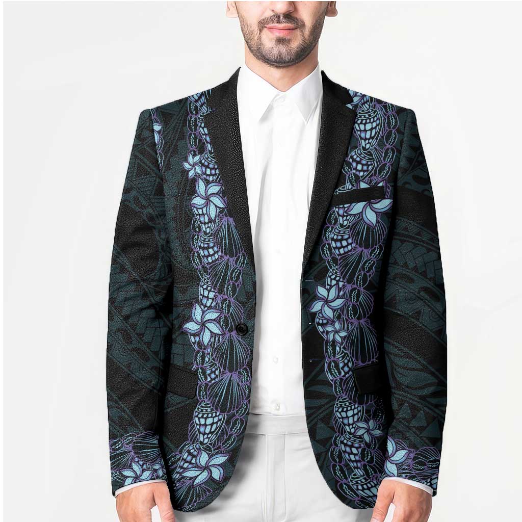 Purple Paradise Hawaii Shell Lei Blazer Hawaiian Sunrise Shell Hebrew Cone Plumeria LT14 - Polynesian Pride