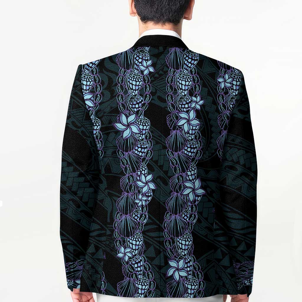 Purple Paradise Hawaii Shell Lei Blazer Hawaiian Sunrise Shell Hebrew Cone Plumeria LT14 - Polynesian Pride