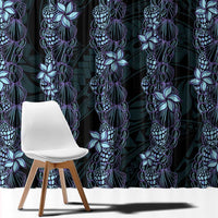 Purple Paradise Hawaii Shell Lei Window Curtain Hawaiian Sunrise Shell Hebrew Cone Plumeria LT14 - Polynesian Pride