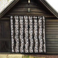 Black and Beige Hawaii Shell Lei Quilt Hawaiian Sunrise Shell Hebrew Cone Plumeria LT14 - Polynesian Pride