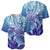 Polynesia Sea Turtle Baseball Jersey Happy Valentine Day Polynesian - Dark Cyan LT14 - Polynesian Pride