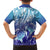 Polynesia Sea Turtle Family Matching Off Shoulder Long Sleeve Dress and Hawaiian Shirt Happy Valentine Day Polynesian - Dark Cyan LT14 - Polynesian Pride