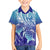 Polynesia Sea Turtle Family Matching Off Shoulder Short Dress and Hawaiian Shirt Happy Valentine Day Polynesian - Dark Cyan LT14 Son's Shirt Dark Cyan - Polynesian Pride