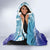 Polynesia Sea Turtle Hooded Blanket Happy Valentine Day Polynesian - Dark Cyan LT14 - Polynesian Pride