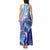 Polynesia Sea Turtle Tank Maxi Dress Happy Valentine Day Polynesian - Dark Cyan LT14 - Polynesian Pride