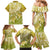 Polynesia Sea Turtle Family Matching Mermaid Dress and Hawaiian Shirt Happy Valentine Day Polynesian - Gold LT14 - Polynesian Pride