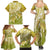 Polynesia Sea Turtle Family Matching Summer Maxi Dress and Hawaiian Shirt Happy Valentine Day Polynesian - Gold LT14 - Polynesian Pride