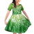 Polynesia Sea Turtle Family Matching Mermaid Dress and Hawaiian Shirt Happy Valentine Day Polynesian - Green LT14 Daughter's Dress Green - Polynesian Pride