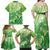 Polynesia Sea Turtle Family Matching Off Shoulder Maxi Dress and Hawaiian Shirt Happy Valentine Day Polynesian - Green LT14 - Polynesian Pride