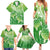 Polynesia Sea Turtle Family Matching Summer Maxi Dress and Hawaiian Shirt Happy Valentine Day Polynesian - Green LT14 - Polynesian Pride