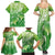 Polynesia Sea Turtle Family Matching Summer Maxi Dress and Hawaiian Shirt Happy Valentine Day Polynesian - Green LT14 - Polynesian Pride