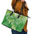 Polynesia Sea Turtle Leather Tote Bag Happy Valentine Day Polynesian - Green LT14 - Polynesian Pride