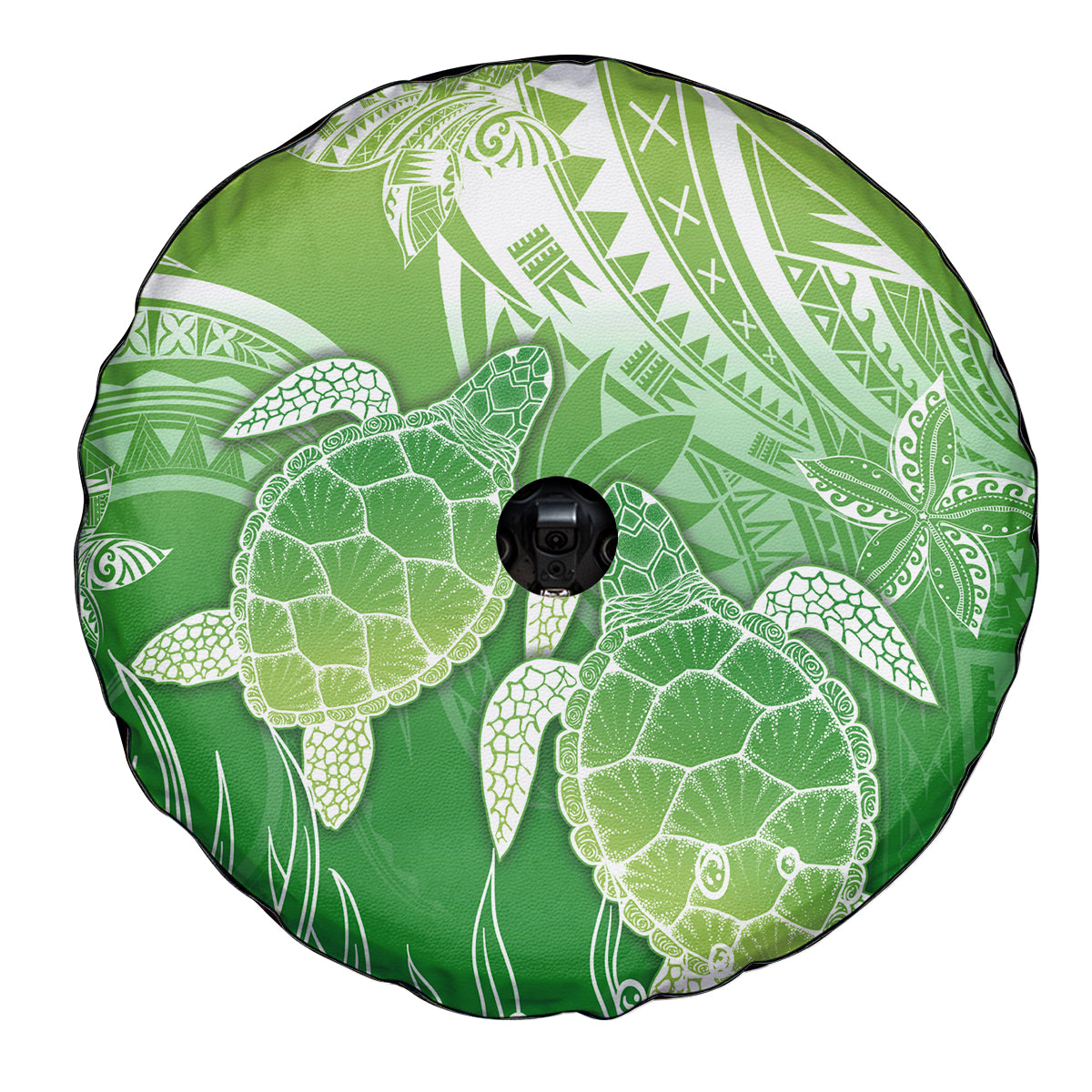 Polynesia Sea Turtle Spare Tire Cover Happy Valentine Day Polynesian - Green LT14 - Polynesian Pride