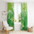 Polynesia Sea Turtle Window Curtain Happy Valentine Day Polynesian - Green LT14 - Polynesian Pride