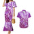 Polynesia Valentine Day Couples Matching Mermaid Dress and Hawaiian Shirt Polynesian Sea Turtle Purple Version LT14 Purple - Polynesian Pride