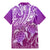 Polynesia Valentine Day Family Matching Mermaid Dress and Hawaiian Shirt Polynesian Sea Turtle Purple Version LT14 - Polynesian Pride