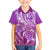 Polynesia Valentine Day Family Matching Off Shoulder Long Sleeve Dress and Hawaiian Shirt Polynesian Sea Turtle Purple Version LT14 Son's Shirt Purple - Polynesian Pride