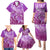 Polynesia Valentine Day Family Matching Puletasi Dress and Hawaiian Shirt Polynesian Sea Turtle Purple Version LT14 - Polynesian Pride