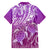 Polynesia Valentine Day Family Matching Puletasi Dress and Hawaiian Shirt Polynesian Sea Turtle Purple Version LT14 - Polynesian Pride