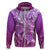 Polynesia Valentine Day Hoodie Polynesian Sea Turtle Purple Version LT14 - Polynesian Pride