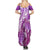 Polynesia Valentine Day Summer Maxi Dress Polynesian Sea Turtle Purple Version LT14 - Polynesian Pride