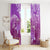 Polynesia Valentine Day Window Curtain Polynesian Sea Turtle Purple Version LT14 - Polynesian Pride