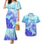 Polynesia Valentine Day Couples Matching Mermaid Dress and Hawaiian Shirt Polynesian Sea Turtle Turquoise Version LT14 Turquoise - Polynesian Pride