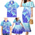 Polynesia Valentine Day Family Matching Mermaid Dress and Hawaiian Shirt Polynesian Sea Turtle Turquoise Version LT14 - Polynesian Pride