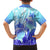 Polynesia Valentine Day Family Matching Puletasi Dress and Hawaiian Shirt Polynesian Sea Turtle Turquoise Version LT14 - Polynesian Pride