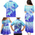 Polynesia Valentine Day Family Matching Puletasi Dress and Hawaiian Shirt Polynesian Sea Turtle Turquoise Version LT14 - Polynesian Pride