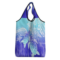 Polynesia Valentine Day Grocery Bag Polynesian Sea Turtle Turquoise Version LT14 - Polynesian Pride