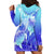 Polynesia Valentine Day Hoodie Dress Polynesian Sea Turtle Turquoise Version LT14 - Polynesian Pride