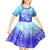 Polynesia Valentine Day Kid Short Sleeve Dress Polynesian Sea Turtle Turquoise Version LT14 - Polynesian Pride