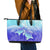 Polynesia Valentine Day Leather Tote Bag Polynesian Sea Turtle Turquoise Version LT14 - Polynesian Pride