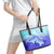 Polynesia Valentine Day Leather Tote Bag Polynesian Sea Turtle Turquoise Version LT14 - Polynesian Pride