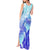 Polynesia Valentine Day Tank Maxi Dress Polynesian Sea Turtle Turquoise Version LT14 - Polynesian Pride