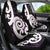 Aotearoa Koru Car Seat Cover Purple Maori Paua Shell Mix Silver Fern