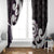 Aotearoa Koru Window Curtain Purple Maori Paua Shell Mix Silver Fern