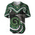 Koru Pounamu Aotearoa Baseball Jersey Maori Paua Shell Mix Silver Fern