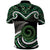 Koru Pounamu Aotearoa Polo Shirt Maori Paua Shell Mix Silver Fern