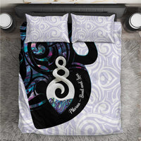 Aotearoa Pikorua Bedding Set NZ Twist - Bond And Love LT14 White - Polynesian Pride