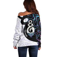Aotearoa Pikorua Off Shoulder Sweater NZ Twist - Bond And Love LT14 - Polynesian Pride
