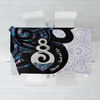 Aotearoa Pikorua Tablecloth NZ Twist - Bond And Love LT14 White - Polynesian Pride