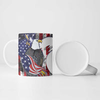 United States Guam Ceramic Mug USA Eagle Guahan Seal Bougainvillea LT14 - Polynesian Pride