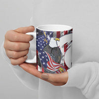 United States Guam Ceramic Mug USA Eagle Guahan Seal Bougainvillea LT14 - Polynesian Pride