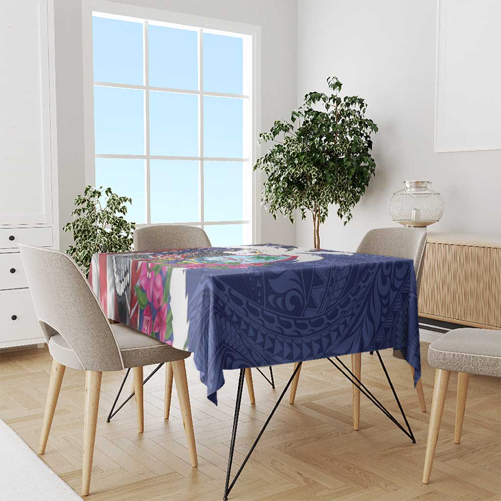 United States Guam Tablecloth USA Eagle Guahan Seal Bougainvillea LT14 - Polynesian Pride