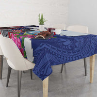 United States Guam Tablecloth USA Eagle Guahan Seal Bougainvillea LT14 - Polynesian Pride