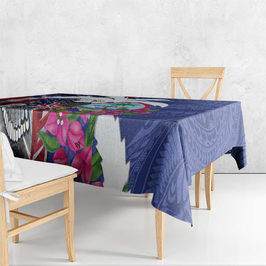 United States Guam Tablecloth USA Eagle Guahan Seal Bougainvillea LT14 - Polynesian Pride