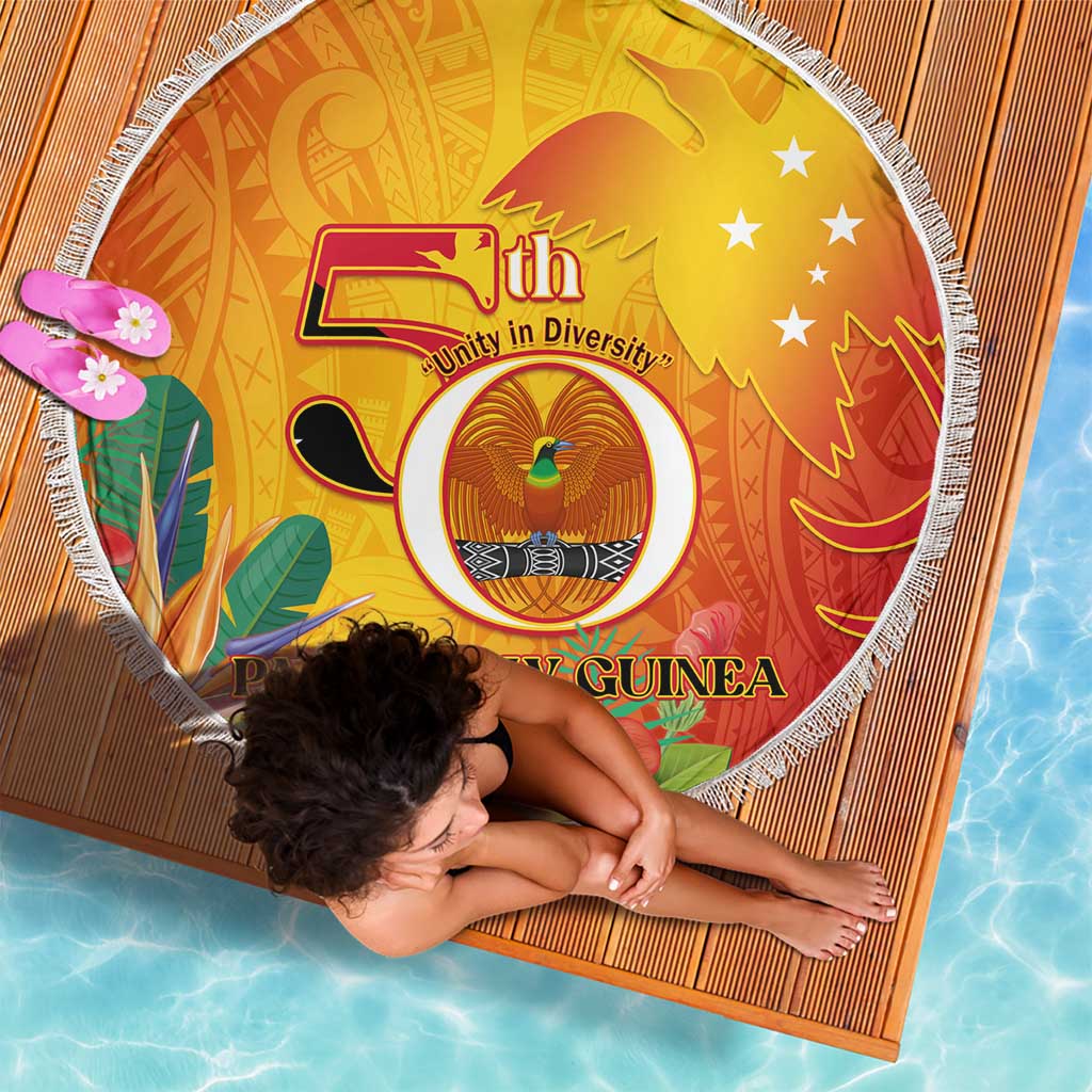 Papua New Guinea Independence Day Beach Blanket 50th Anniversary Unity in Diversity LT14 - Polynesian Pride